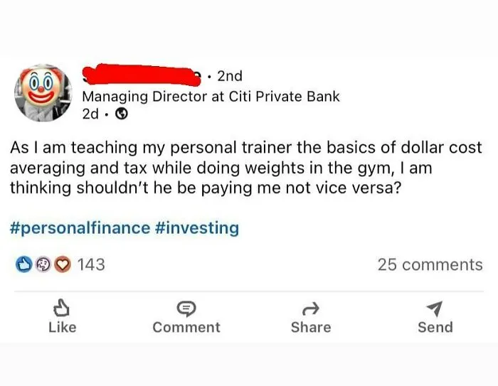 35 Screenshots Of The Entitled And Delusional Side Of LinkedIn, As Shared On This Instagram Page