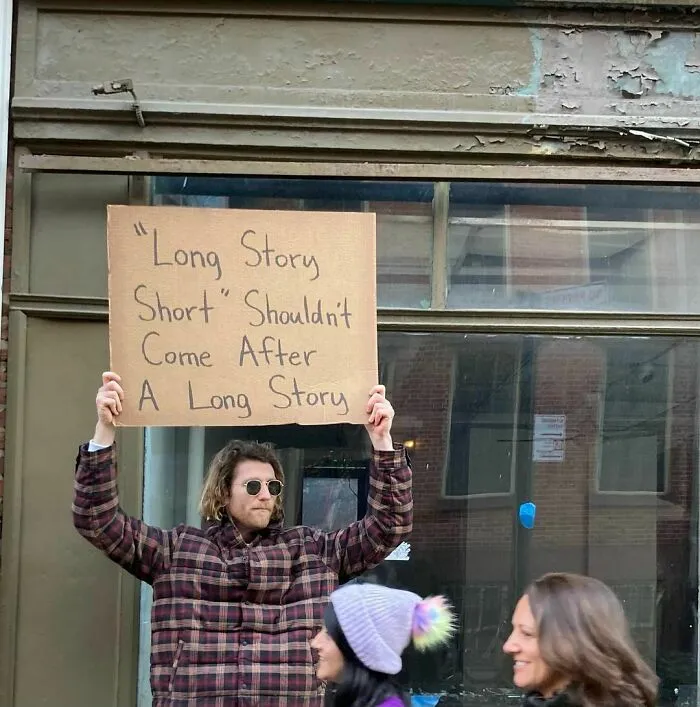 40 Times “Dude With Sign” Did Everyone A Public Service And Protested Everyday Annoying Things (New Pics)