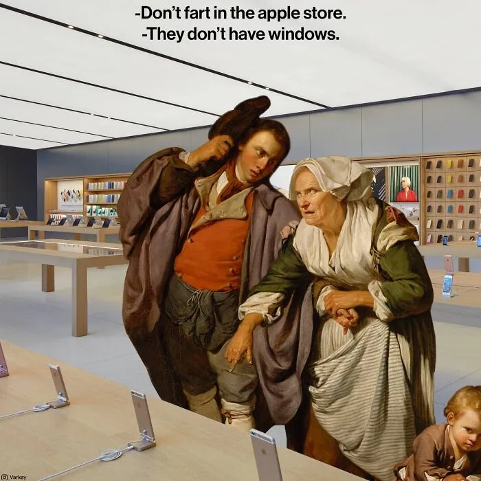 35 Funny Contemporary Edits Of Classical Art By Varkey