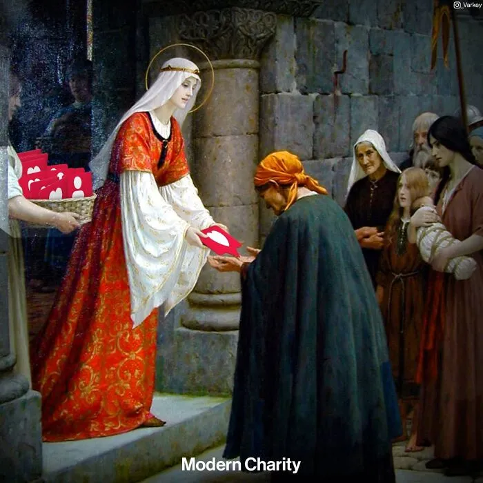 35 Funny Contemporary Edits Of Classical Art By Varkey