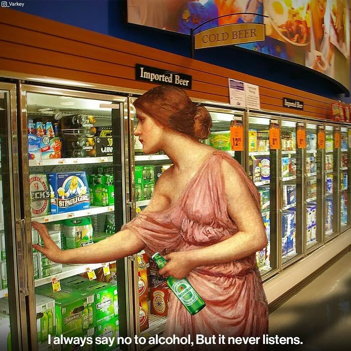 35 Funny Contemporary Edits Of Classical Art By Varkey