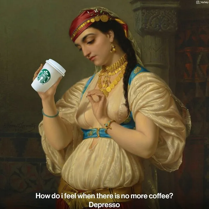 35 Funny Contemporary Edits Of Classical Art By Varkey