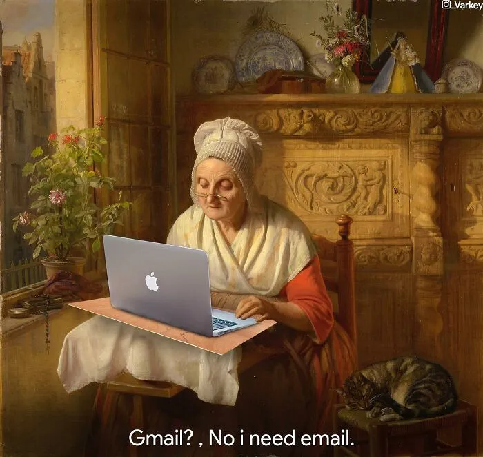 35 Funny Contemporary Edits Of Classical Art By Varkey