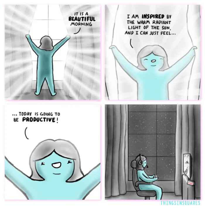 Dark Humor Comics With Unexpected Twists By Things In Squares (New Pics)