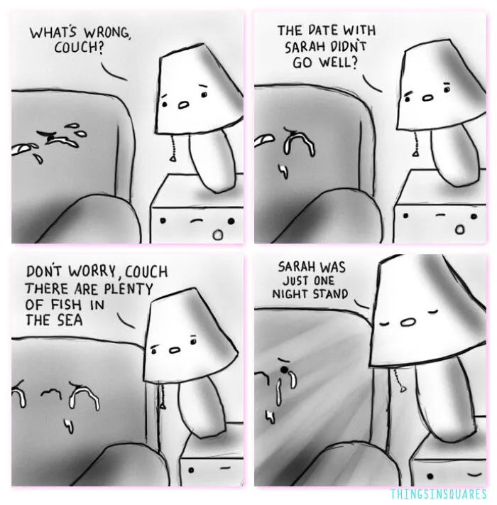 Dark Humor Comics With Unexpected Twists By Things In Squares (New Pics)