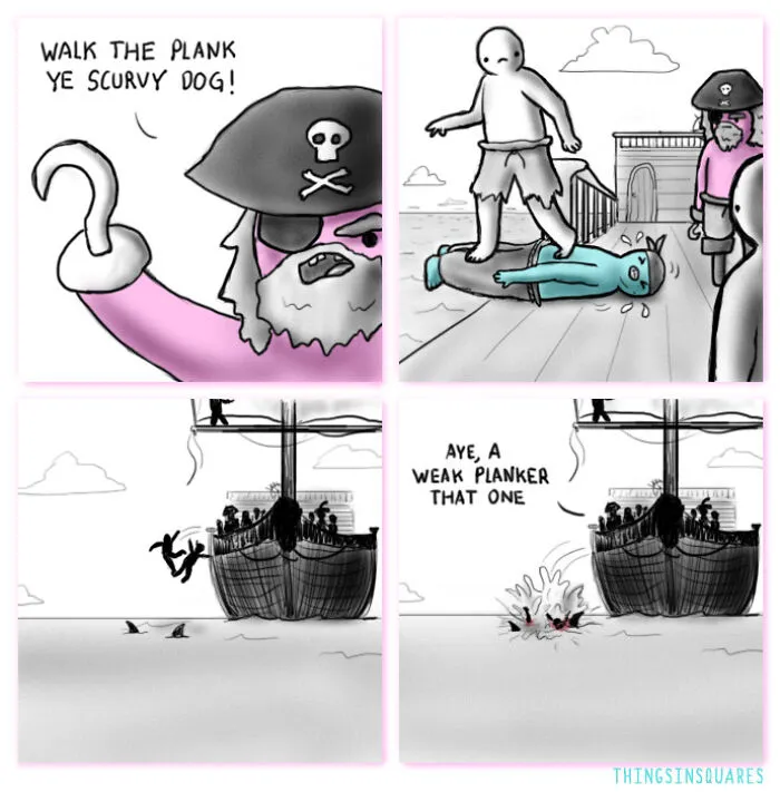 Dark Humor Comics With Unexpected Twists By Things In Squares (New Pics)