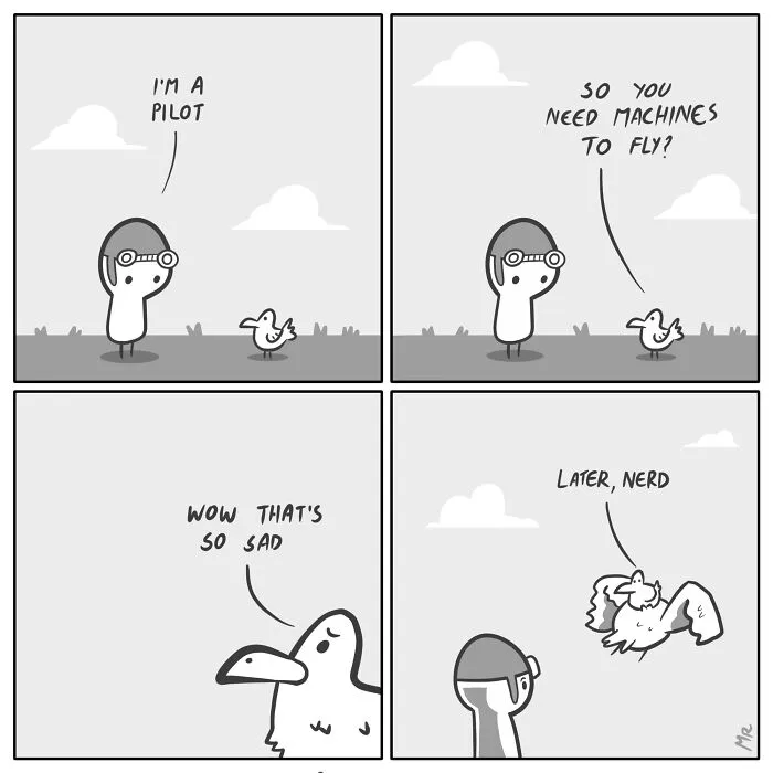 30 New Funny Comics With Unexpected Endings By This Artist