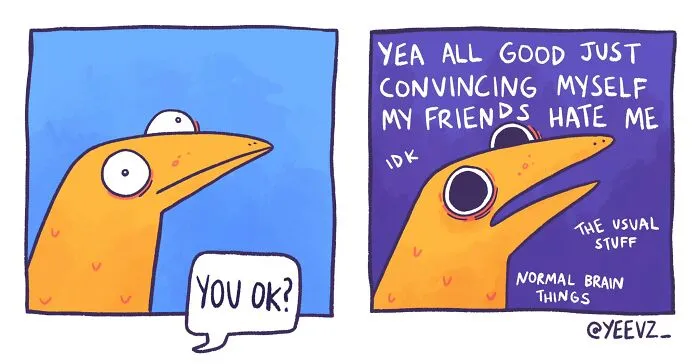 Artist Creates 30 Honest And Funny Comics About Life's Little Moments, Mental Health, And Everything In Between