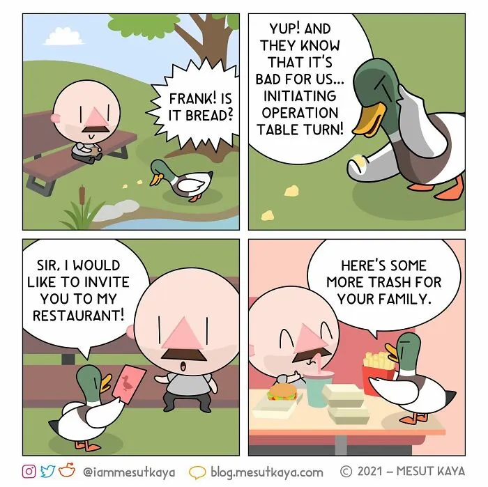 Artist Draws Funny, Awkward, And Embarrassing Life Situations Featuring An Exaggerated Version Of Himself (30 Comics)