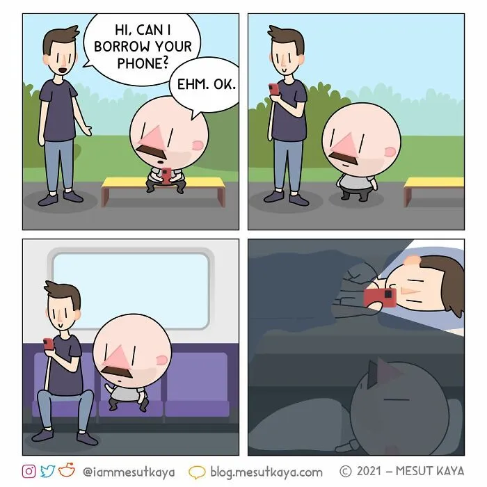 Hilarious Comics With Unexpected Endings By Mesut Kaya