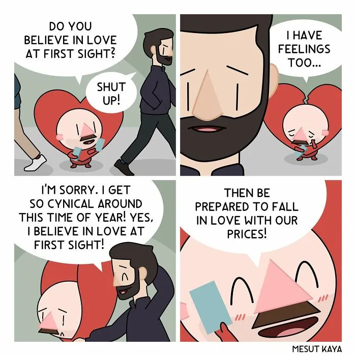Artist Draws Funny, Awkward, And Embarrassing Life Situations Featuring An Exaggerated Version Of Himself (30 Comics)