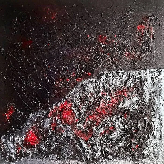 Queennoble's Satisfying Textured Abstract Wall Artworks That Will Make You Want To Run Hands Through Them (31 Pics)