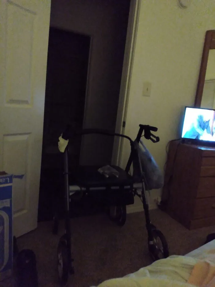 I'm Working On Standing And Walking. My Legs Are Getting Stronger, And I'm Able To Do More Than I Was Even A Few Weeks Ago. This Is My Walker