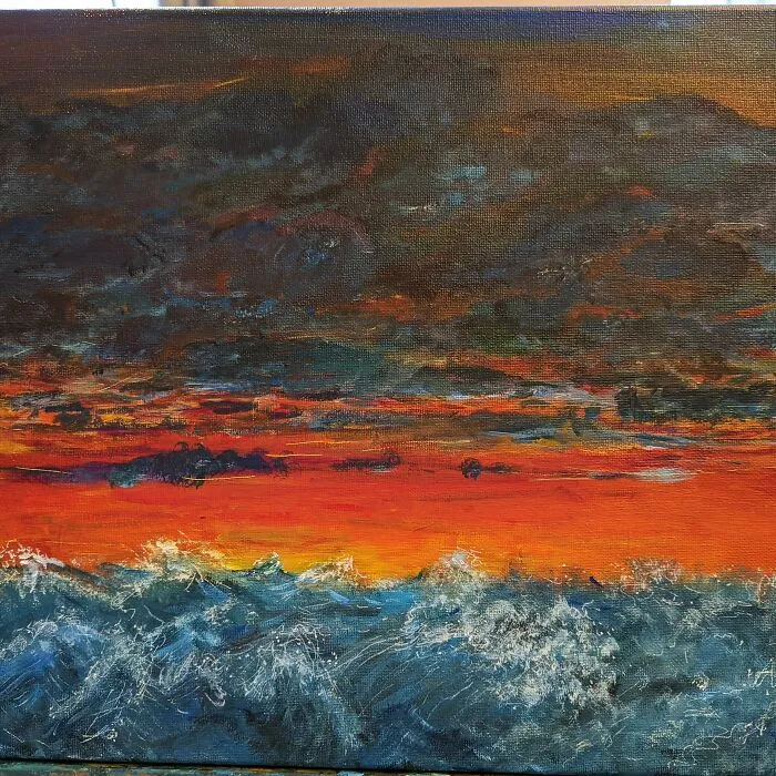 Stormy Seas With Acrylic