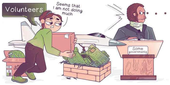 After I Volunteered In Ukraine, I Made These 22 Comics Depicting What's Going On There