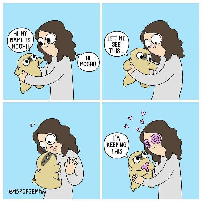 30 New Adorably Funny Comics About A Dog And Its Owner By This Artist