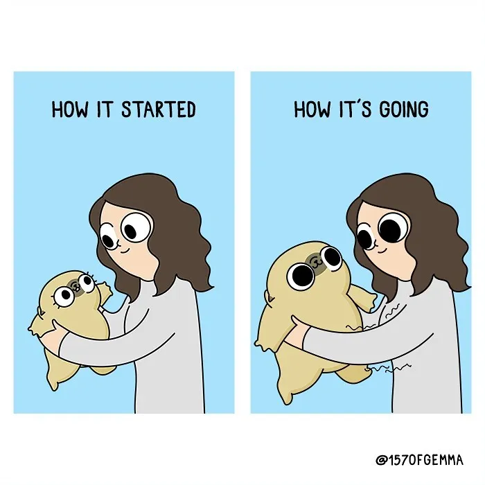 30 New Adorably Funny Comics About A Dog And Its Owner By This Artist