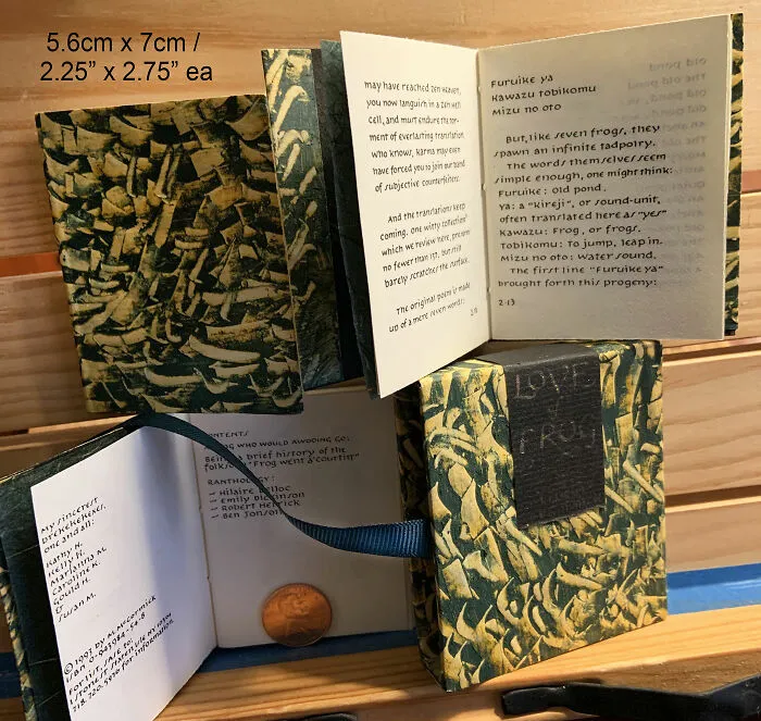 Handmade 3-Volume Boxed Set "Love Of Frog & Toad"