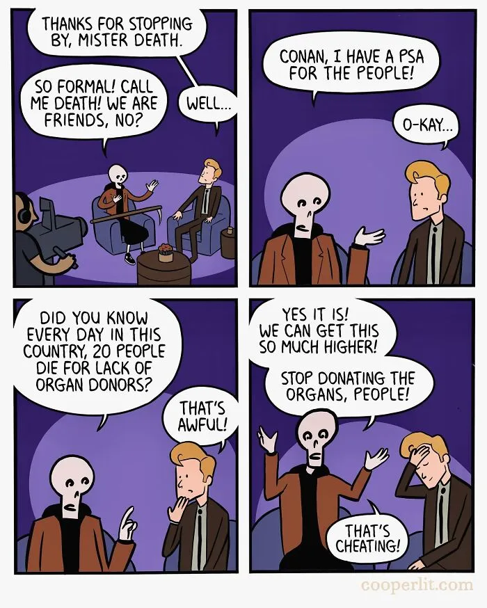 Absurd Situations And Unexpected Endings: 35 Comics By This Artist