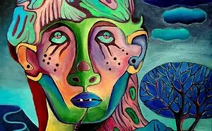 My Psychedelic World (9 Paintings)
