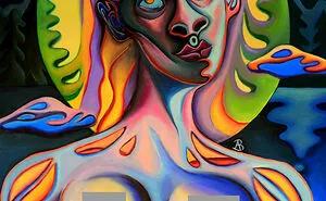 My Psychedelic World (9 Paintings)