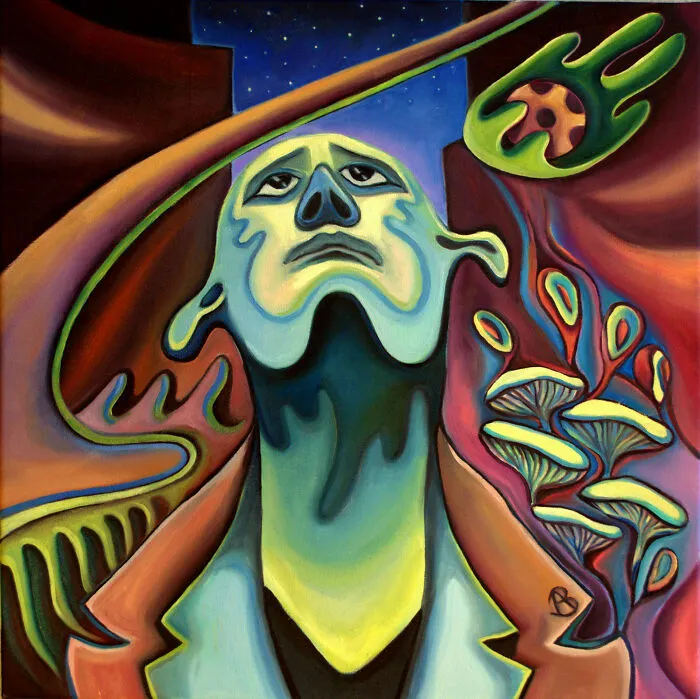 "Free Your Mind", Oil On Canvas, 50x50 Cm, 2022