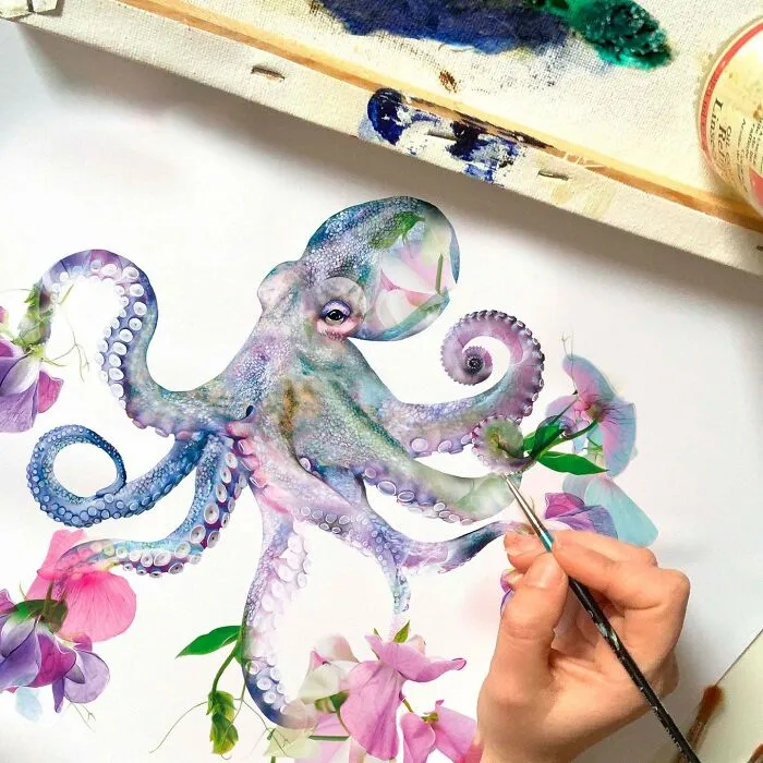 My 50 Botanical Animals That I Painted