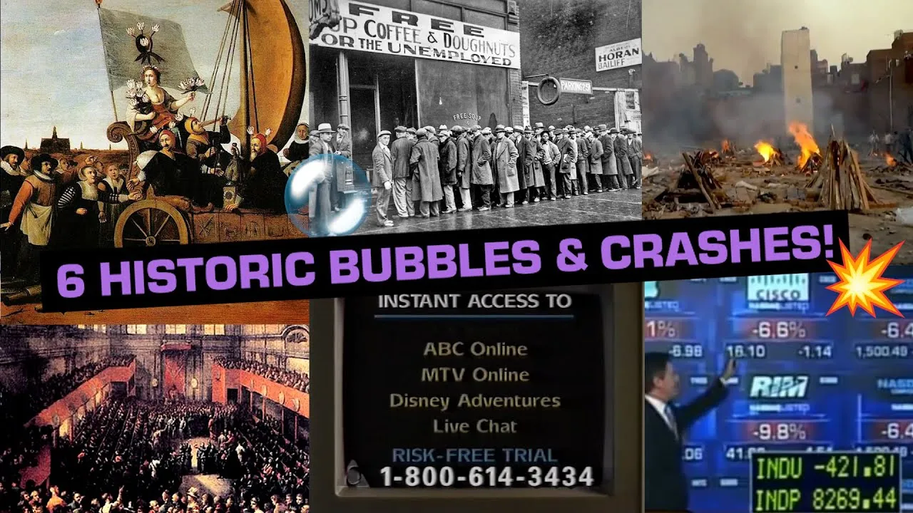 6 Historic Bubbles And Crashes In The Stock Market