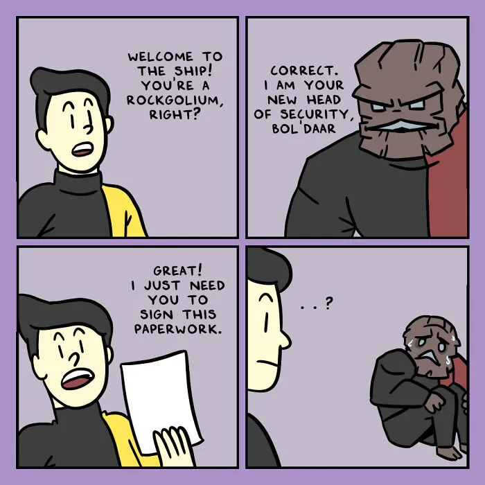 I Made A New Comic Series About Humans And Aliens Learning To Get Along Aboard A Starship (45 Pics)