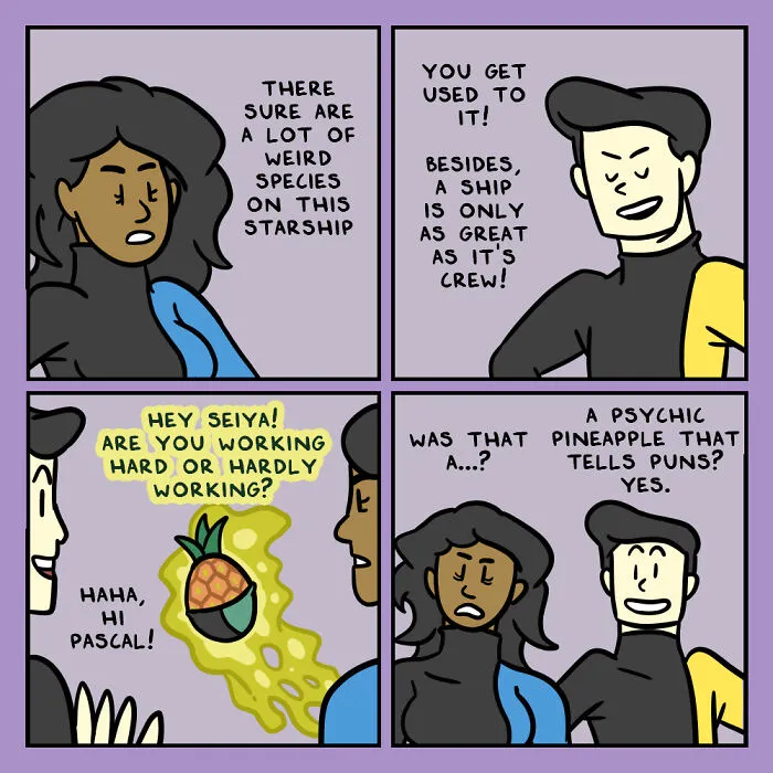 I Made A New Comic Series About Humans And Aliens Learning To Get Along Aboard A Starship (45 Pics)