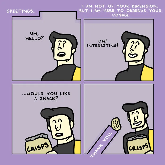 I Made A New Comic Series About Humans And Aliens Learning To Get Along Aboard A Starship (45 Pics)