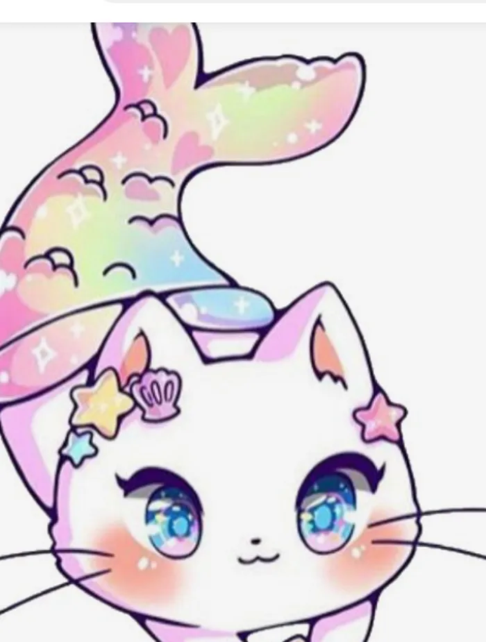 Cute Mermaid Kitty