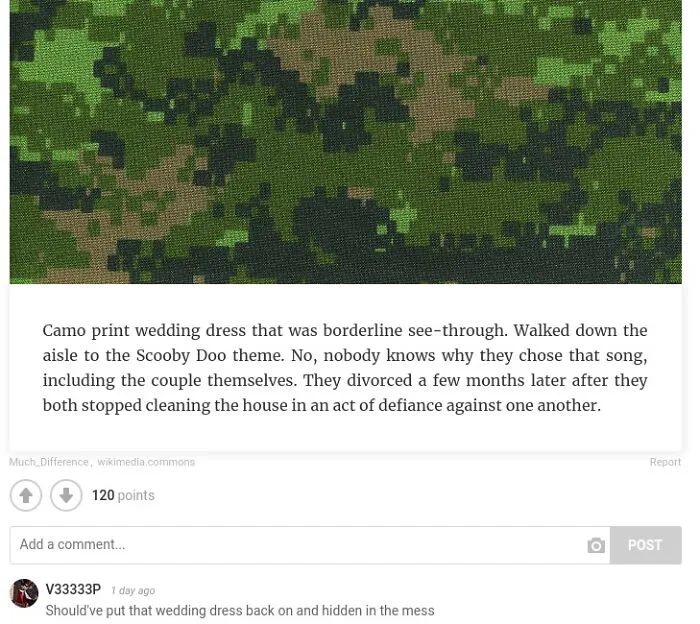 Camo Wedding