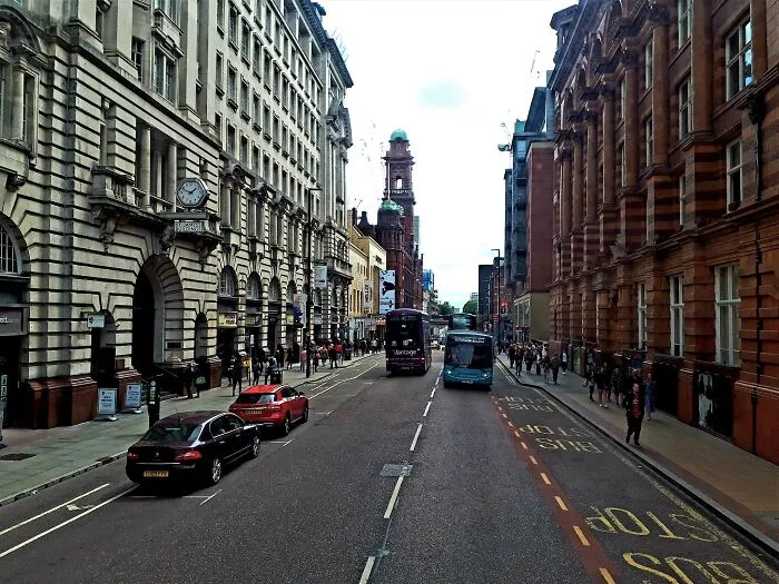 One Of My Favourite Photos Because Of The Depth And The Contrast Of The Light Building On One Side And The Darker Building On The Other. Oxford Street
