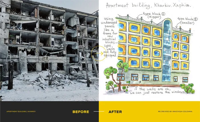 Apartment Building, Kharkiv. Anastasia Golovina