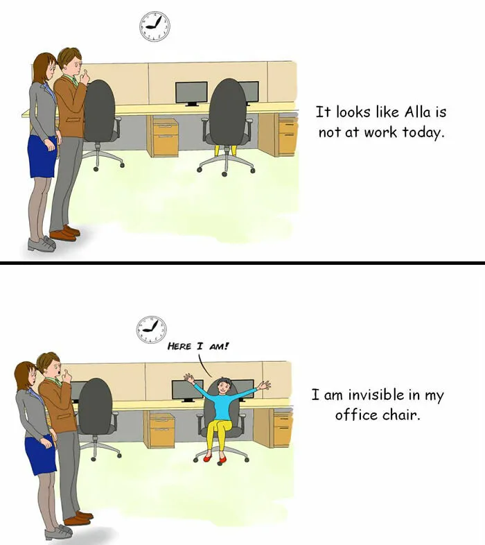 My 19 Illustrations Show What It's Like To Be A Short Person