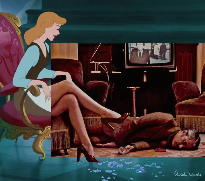 Artist Shows Disney Characters In Funnily Wrong Scenarios (16 Pics)