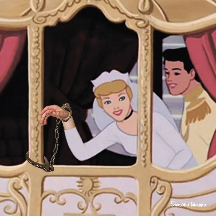 Artist Shows Disney Characters In Funnily Wrong Scenarios (16 Pics)