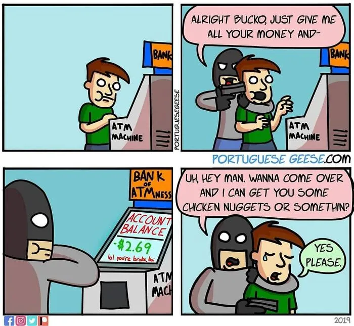 30 Of The Latest Hilarious Comics With Socially Awkward Situations By Portuguese Geese