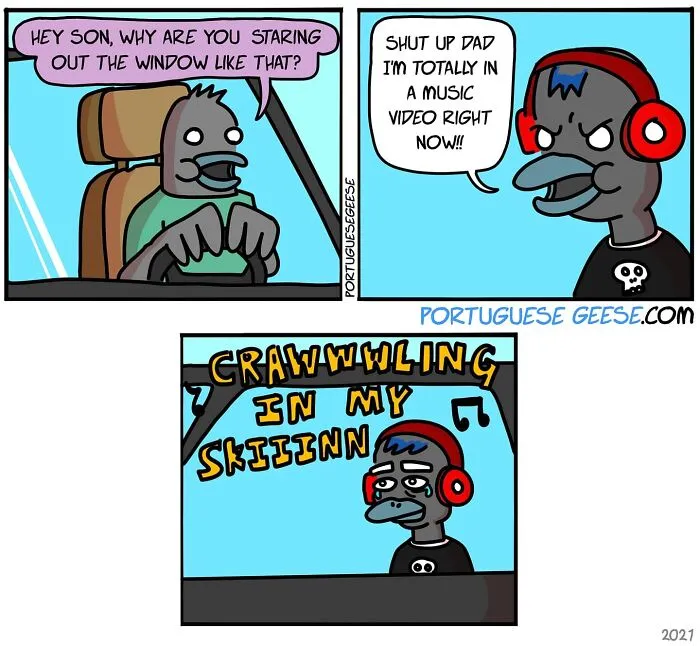 30 Of The Latest Hilarious Comics With Socially Awkward Situations By Portuguese Geese
