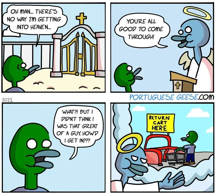 30 Of The Latest Hilarious Comics With Socially Awkward Situations By Portuguese Geese
