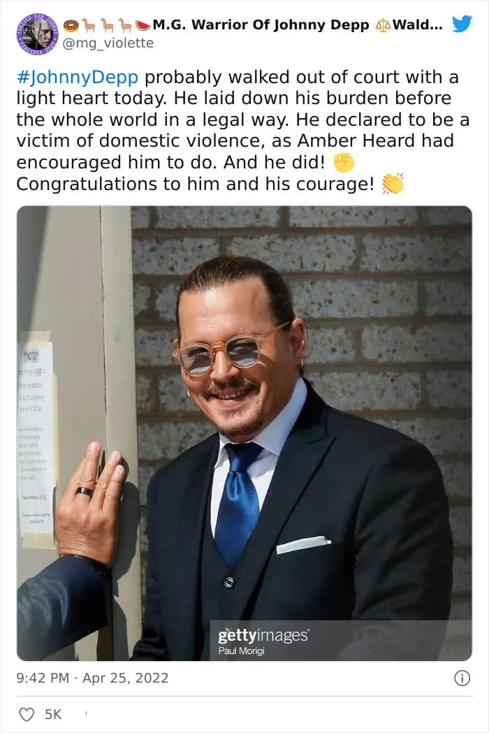 As Johnny Depp Completes His Testimony, Here Are 35 Reactions People Had To The Trial So Far