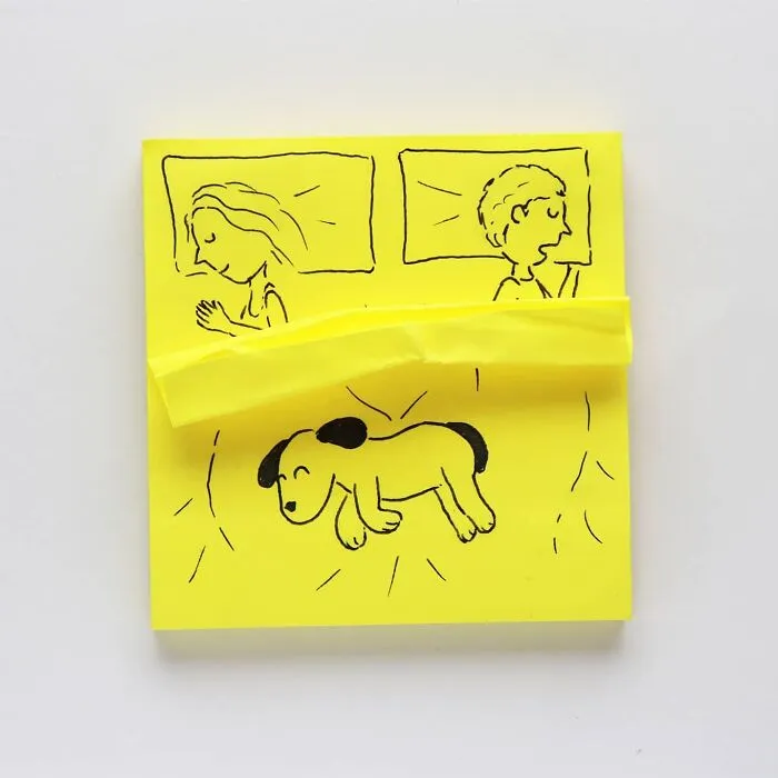 70 Illustrations That Interact With Their Surroundings By Cintascotch (New Pics)