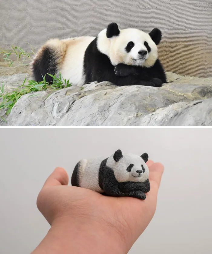 Japanese Artist Turns 40 Iconic Animal Memes Into Sculptures, And It's Hard To Tell Which Are Funnier (New Pics)