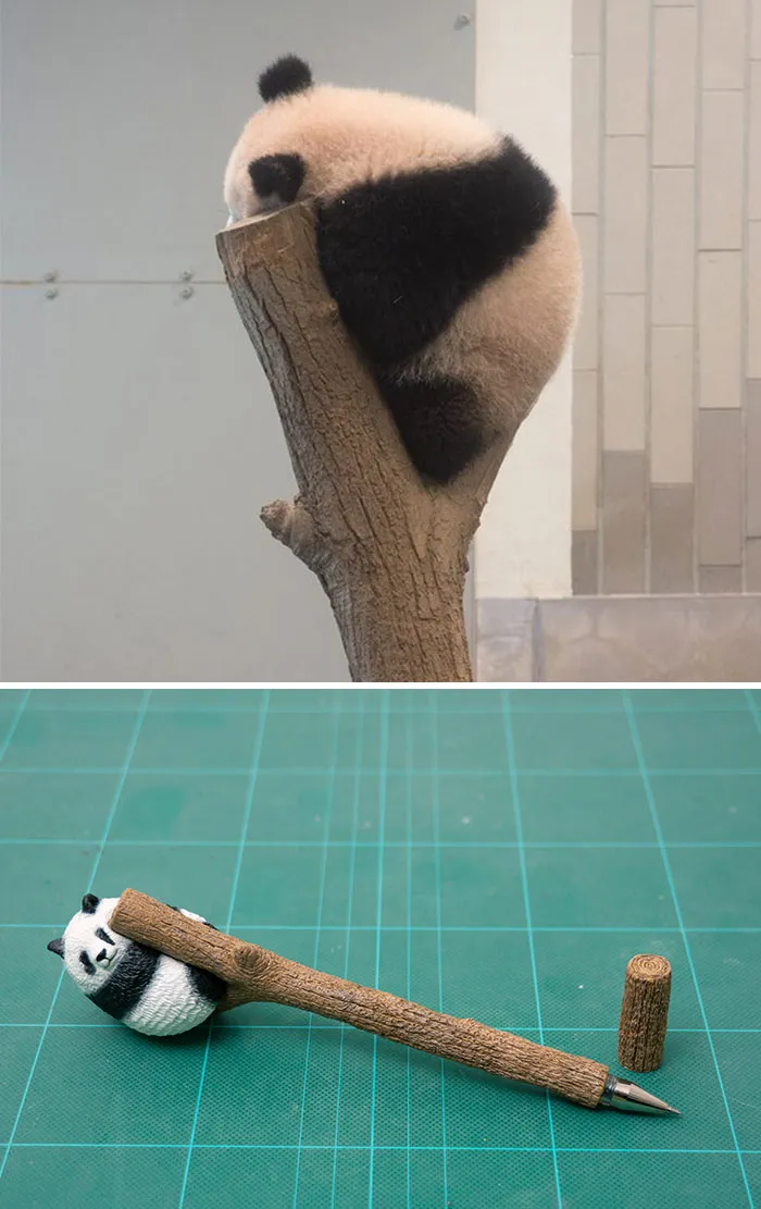Japanese Artist Turns 40 Iconic Animal Memes Into Sculptures, And It's Hard To Tell Which Are Funnier (New Pics)