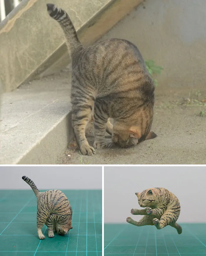 Japanese Artist Turns 40 Iconic Animal Memes Into Sculptures, And It's Hard To Tell Which Are Funnier (New Pics)
