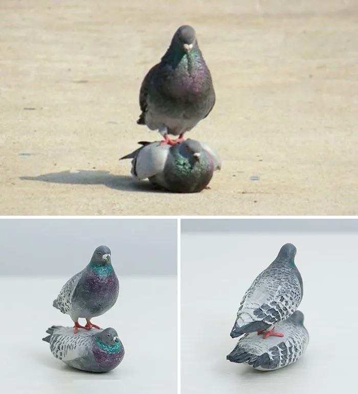 Japanese Artist Turns 40 Iconic Animal Memes Into Sculptures, And It's Hard To Tell Which Are Funnier (New Pics)