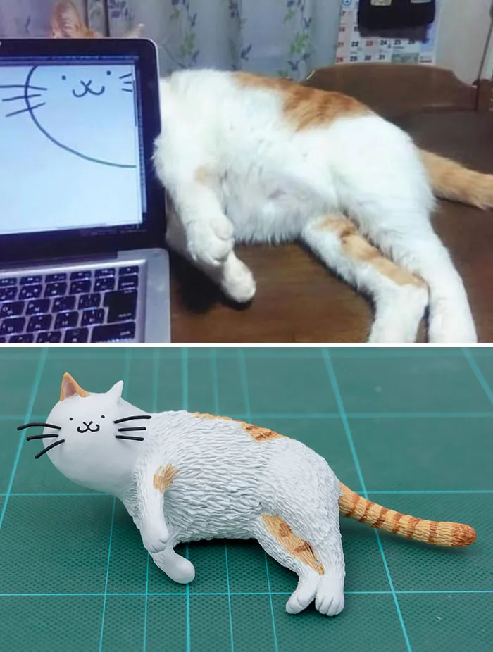 Japanese Artist Turns 40 Iconic Animal Memes Into Sculptures, And It's Hard To Tell Which Are Funnier (New Pics)
