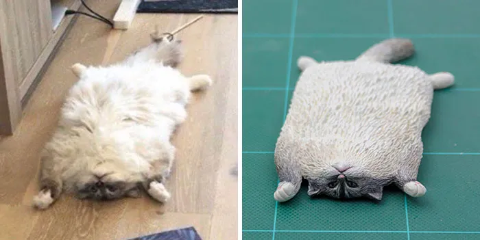 Japanese Artist Turns 40 Iconic Animal Memes Into Sculptures, And It's Hard To Tell Which Are Funnier (New Pics)