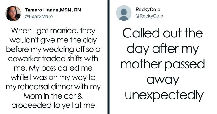 “Let Me Bury My Child First And I'll Get Back To You”: 30 Of The Worst Times Shameless Bosses Refused Day-Off Requests